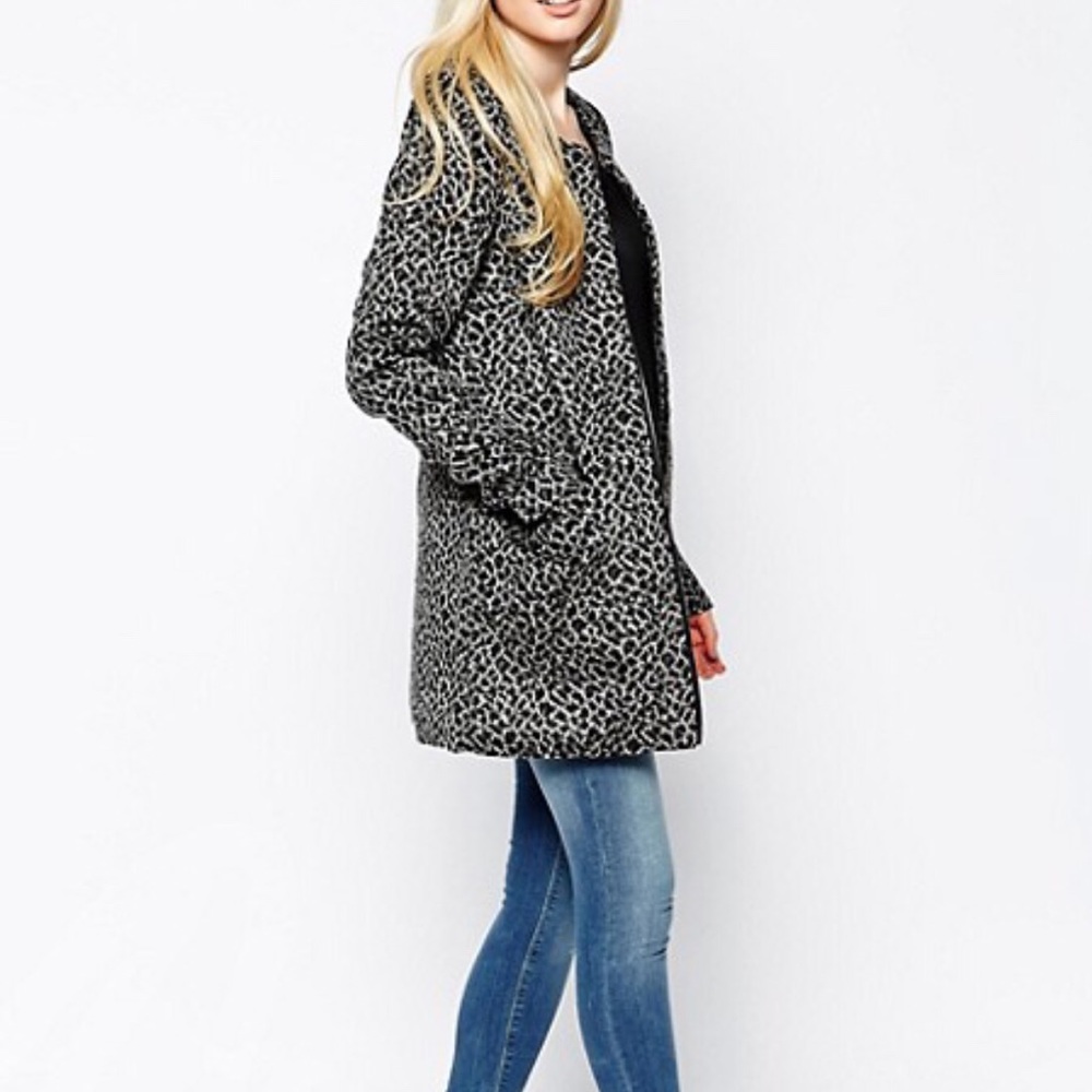 Anthropologie Potter’s Pot Leopard Animal Print Jacket